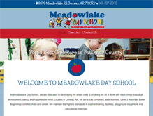 Tablet Screenshot of meadowlakeschool.com